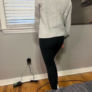 Gap gray sweater balloon sleeves